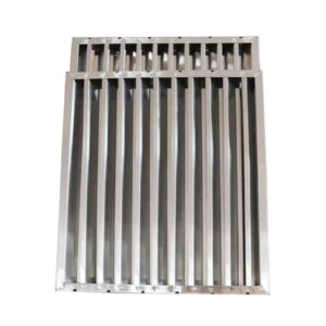 Stainless steel industrial kitchen grease filters
