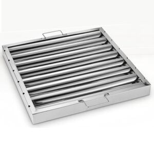 Stainless steel kitchen hood filters with handle