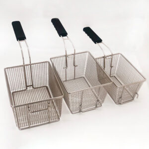 Counter-top fryer's basket with removable handle
