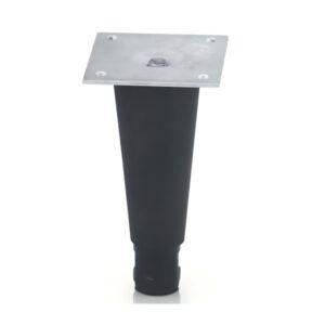 PC-BH65  6inch Metal plate and plastic heavy-duty adjustable feet